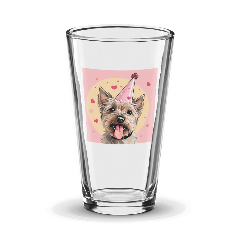 PugMug Custom Cairn Terrier Glass Tumbler