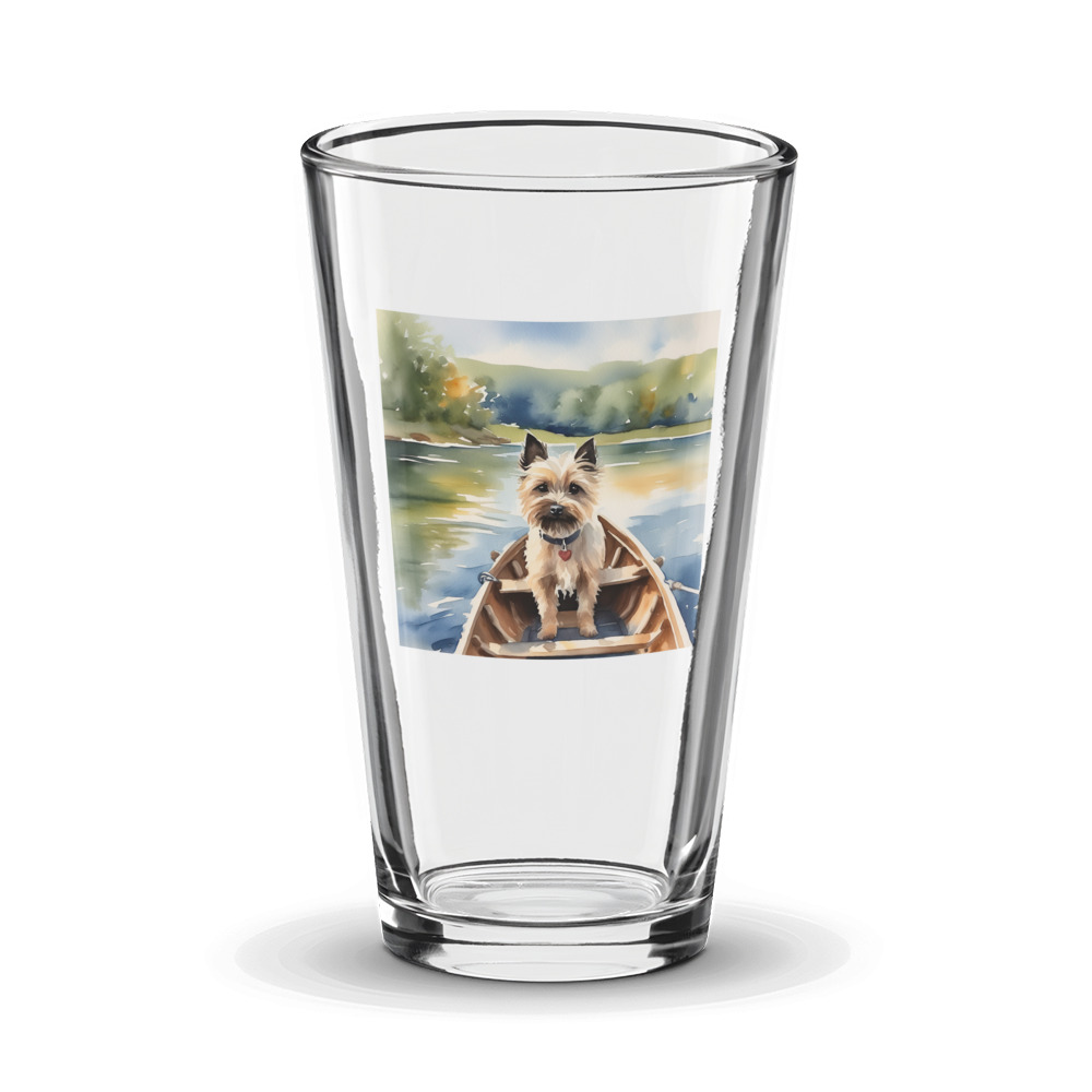 PugMug Custom Cairn Terrier Glass Tumbler