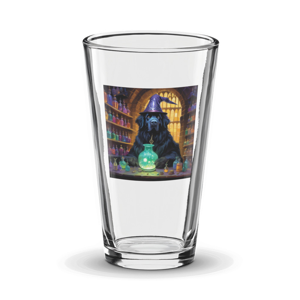 PugMug Custom Newfoundland Glass Tumbler