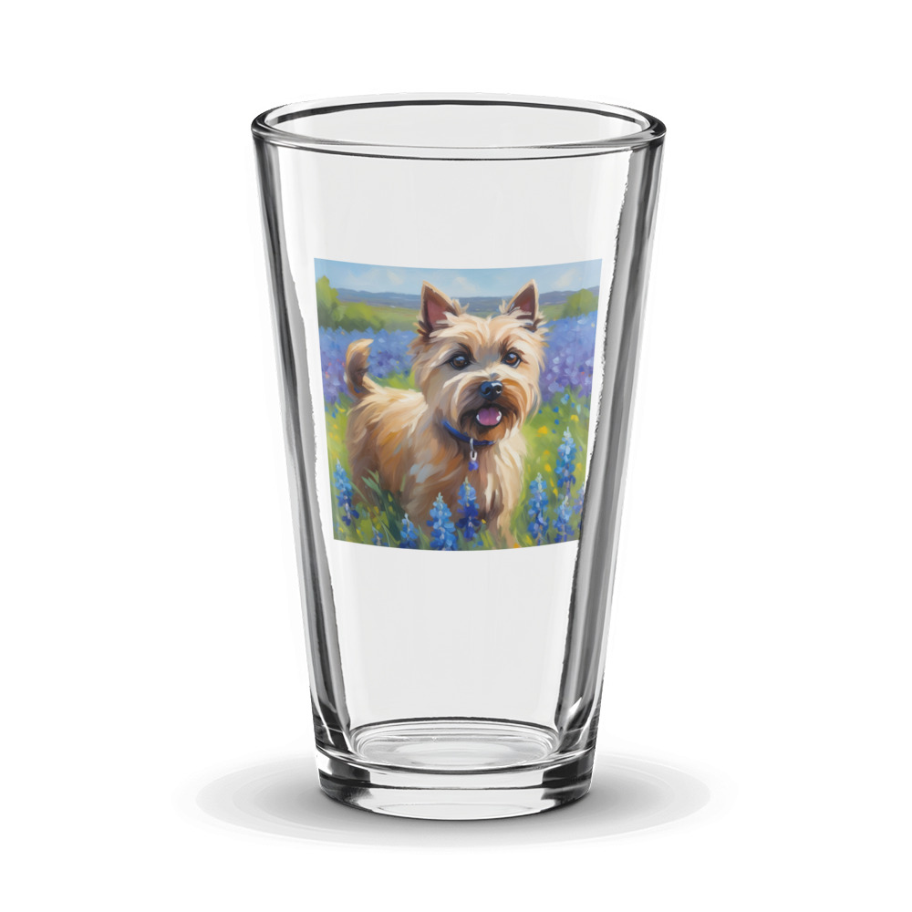 PugMug Custom Cairn Terrier Glass Tumbler