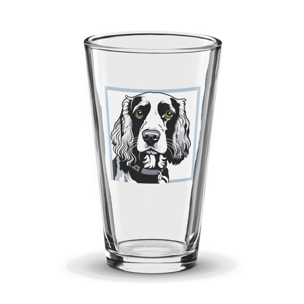 PugMug Custom Cocker Spaniel Glass Tumbler