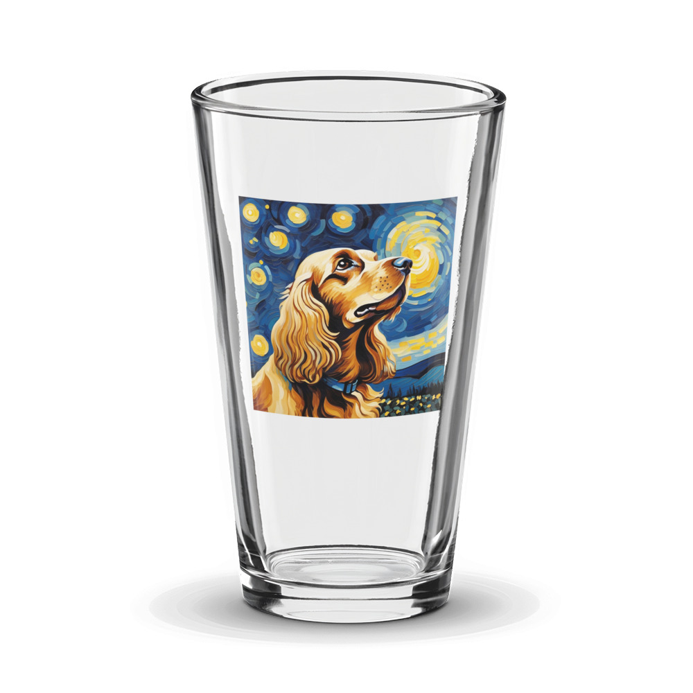 PugMug Custom English Cocker Spaniel Glass Tumbler