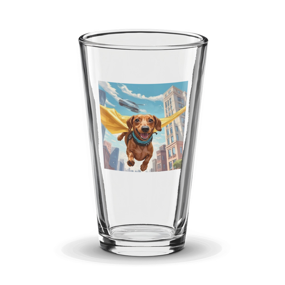 PugMug Custom Rex Glass Tumbler