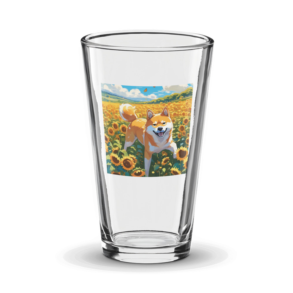 PugMug Custom Shiba Inu Glass Tumbler