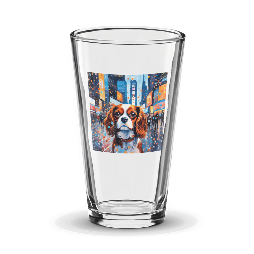 PugMug Custom Cavalier King Charles Spaniel Glass Tumbler