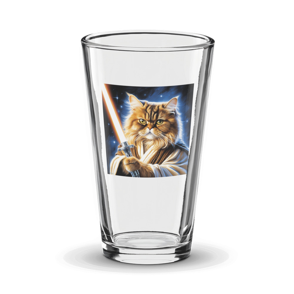 PugMug Custom Tabby Persian Cat Glass Tumbler