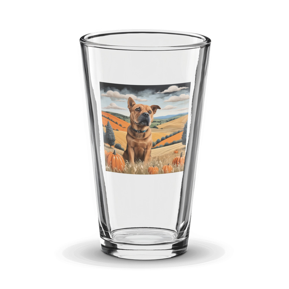 PugMug Custom Halina Glass Tumbler