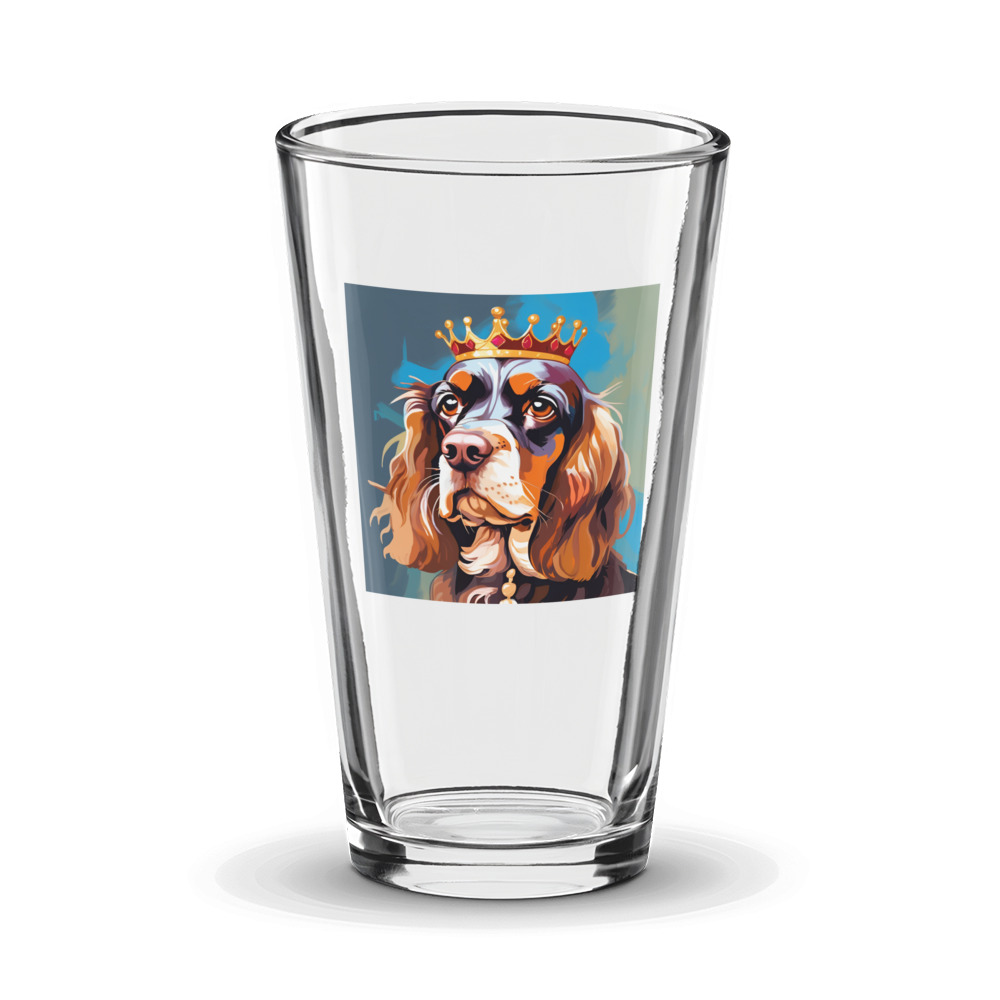 PugMug Custom English Cocker Spaniel Glass Tumbler