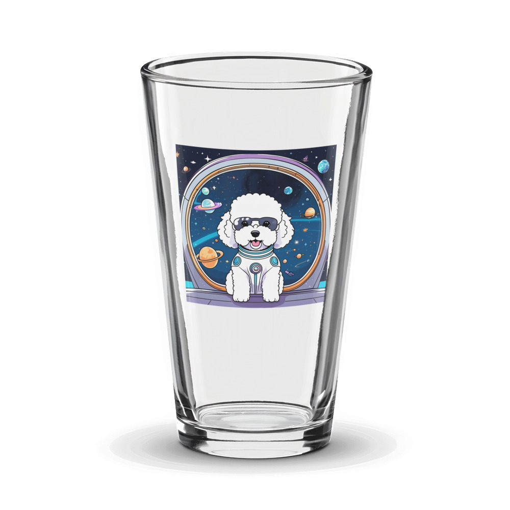 PugMug Custom Bichons Frise Glass Tumbler