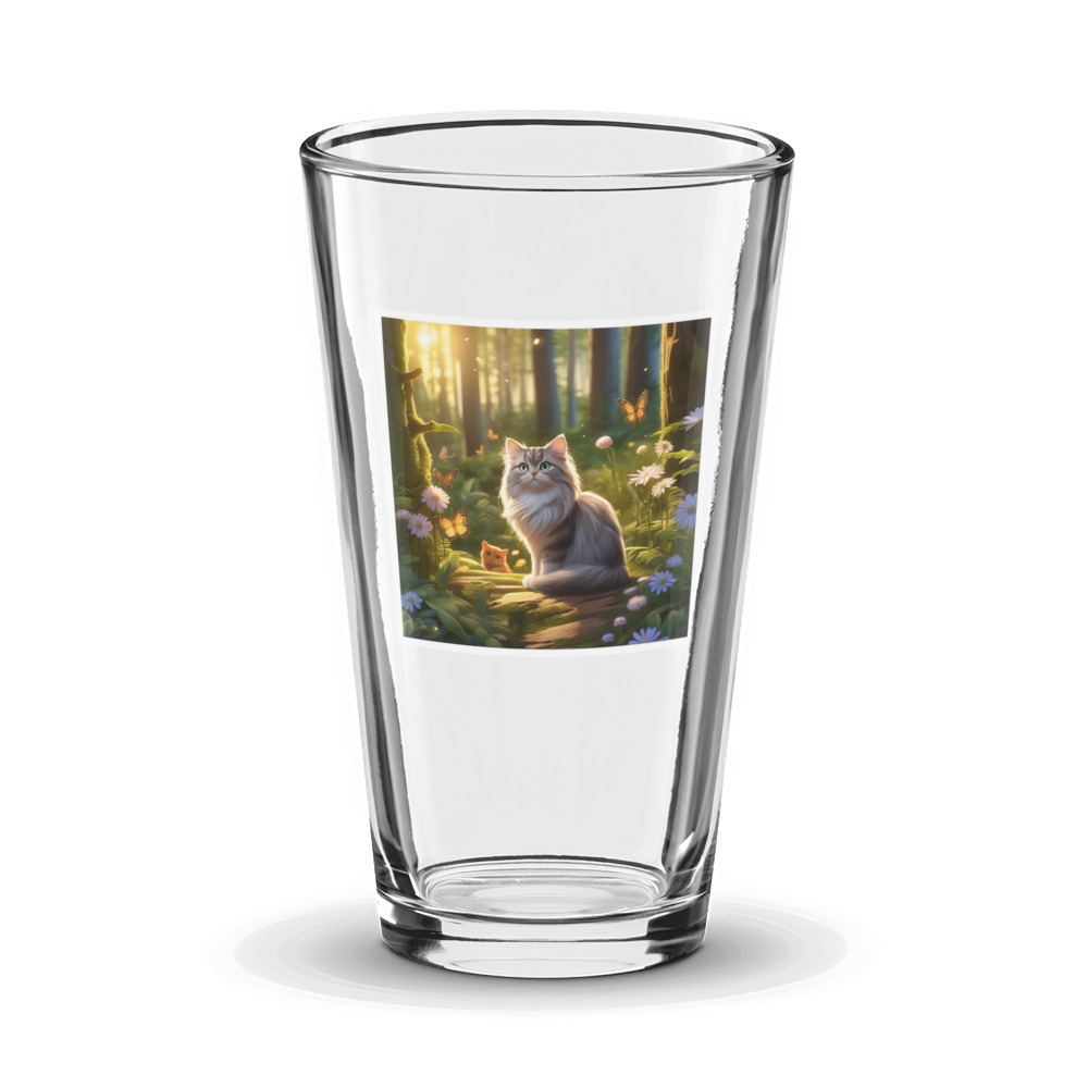PugMug Custom Tabby Persian Cat Glass Tumbler
