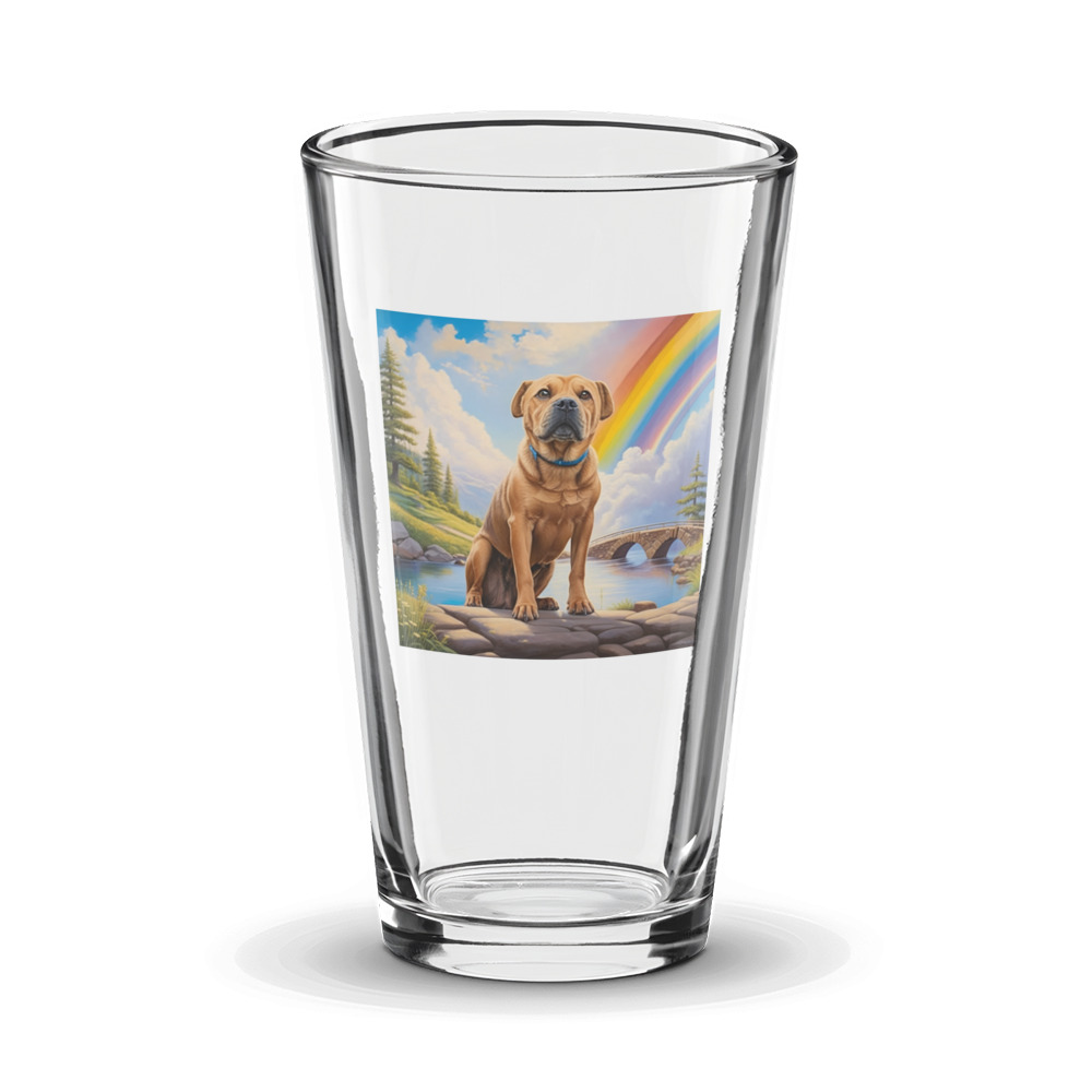 PugMug Custom Halina Glass Tumbler