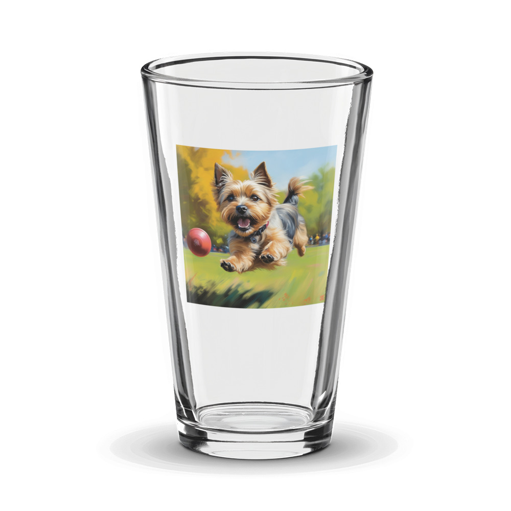 PugMug Custom Cairn Terrier Glass Tumbler