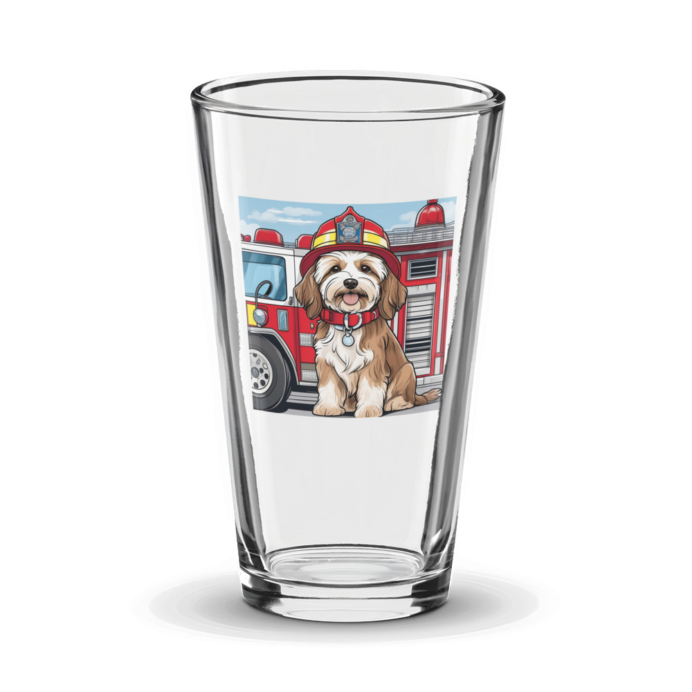 PugMug Custom Tan Havanese Dog Glass Tumbler