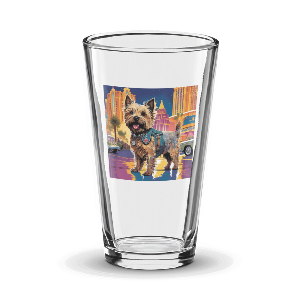 PugMug Custom Cairn Terrier Glass Tumbler