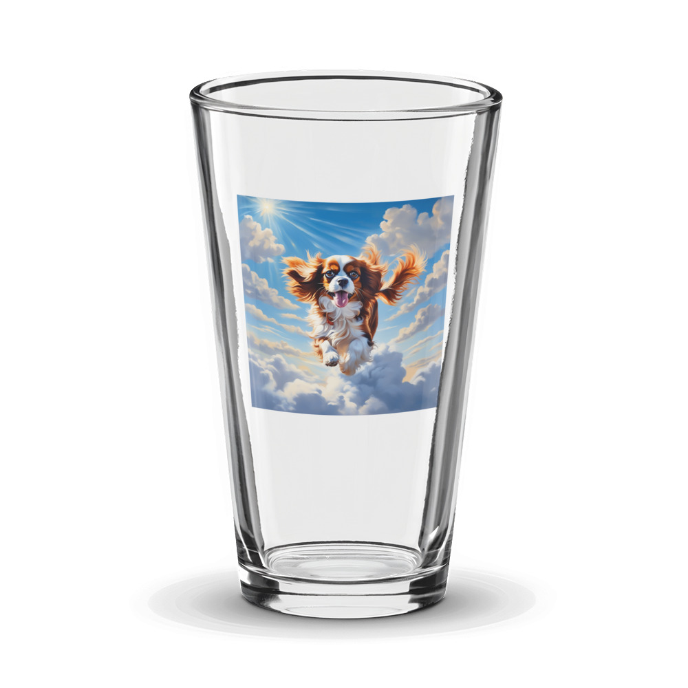 PugMug Custom Cavalier King Charles Spaniel Glass Tumbler