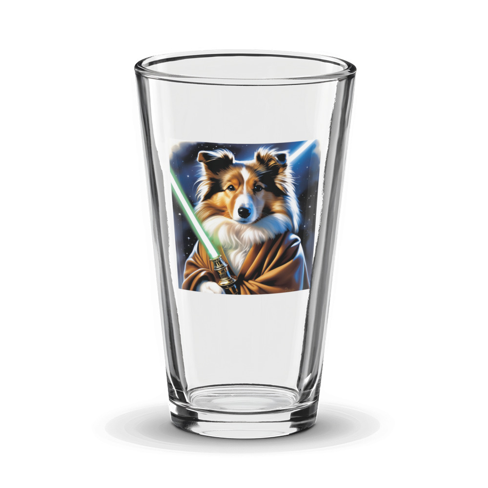 PugMug Custom Shetland Sheepdog Glass Tumbler