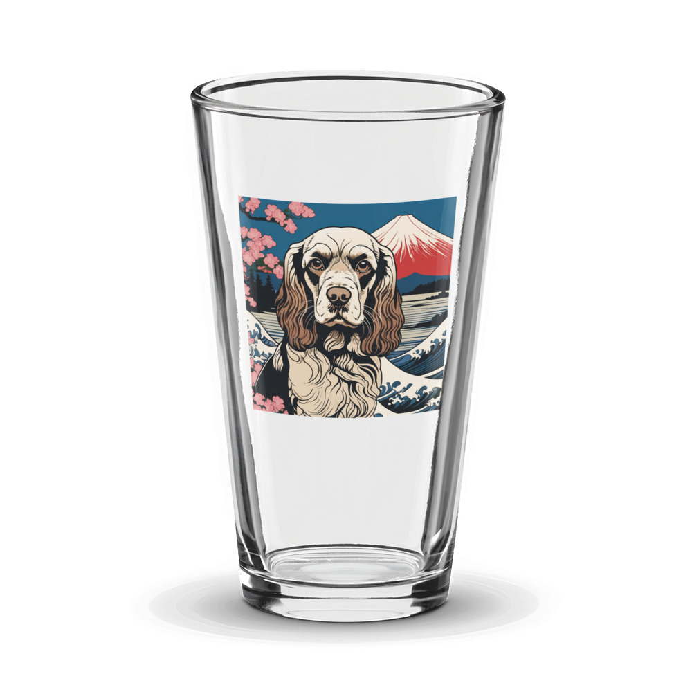 PugMug Custom Cocker Spaniel Glass Tumbler