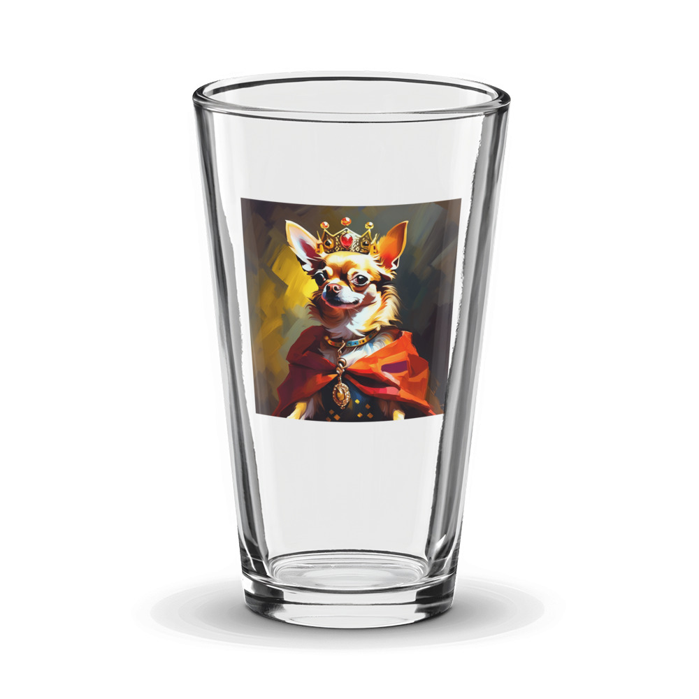 PugMug Custom Chihuahua Glass Tumbler