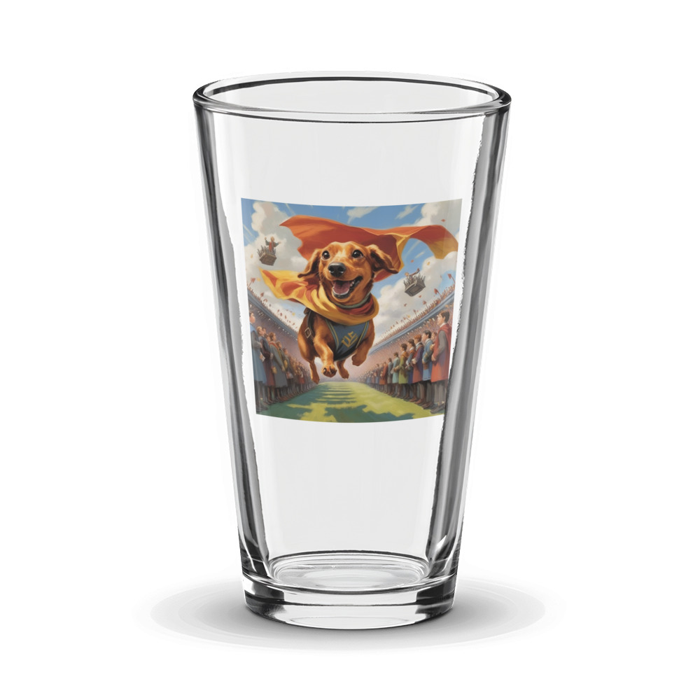 PugMug Custom Rex Glass Tumbler