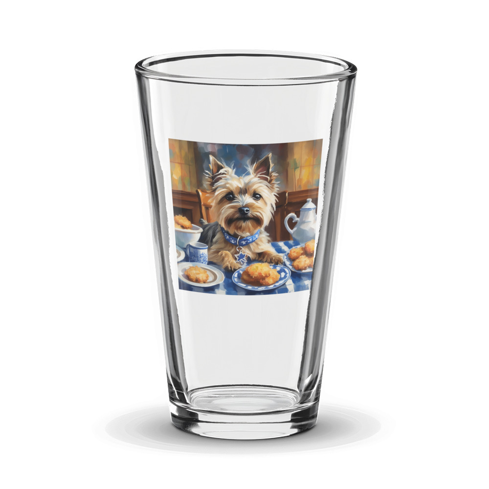 PugMug Custom Cairn Terrier Glass Tumbler