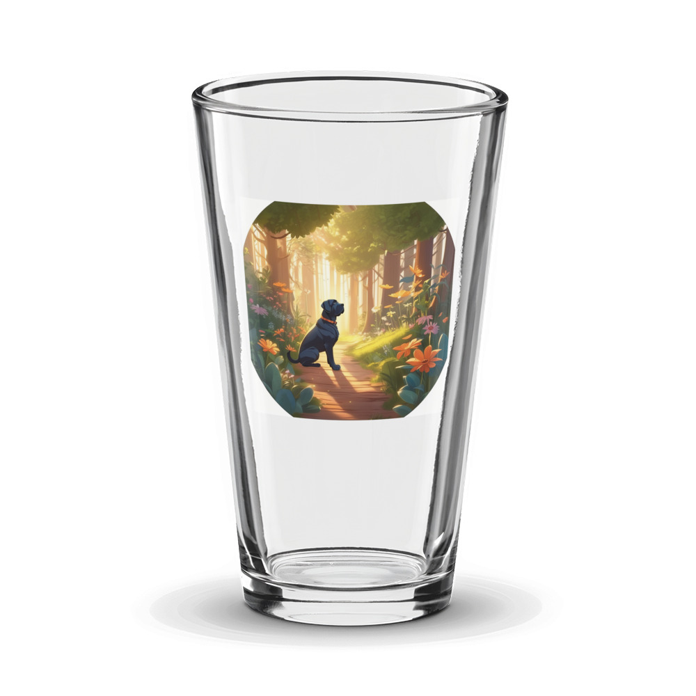 PugMug Custom Mastiff Glass Tumbler