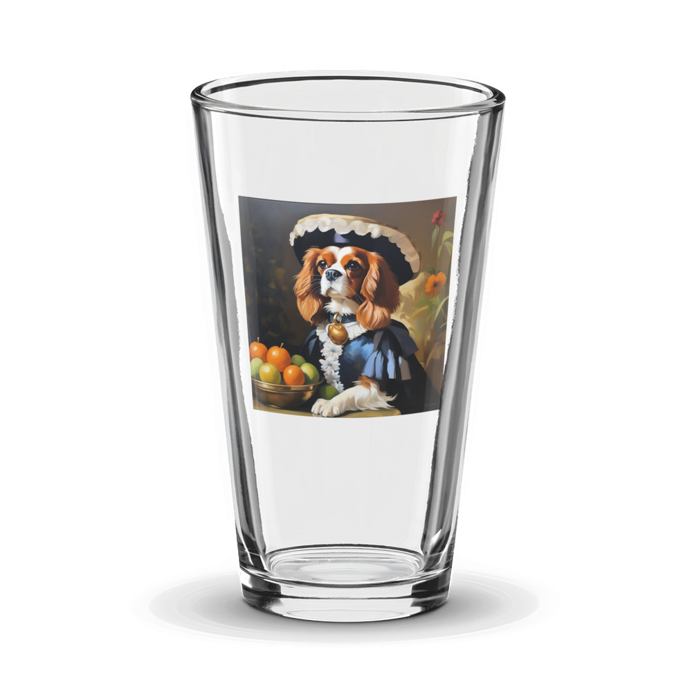 PugMug Custom Cavalier King Charles Spaniel Glass Tumbler