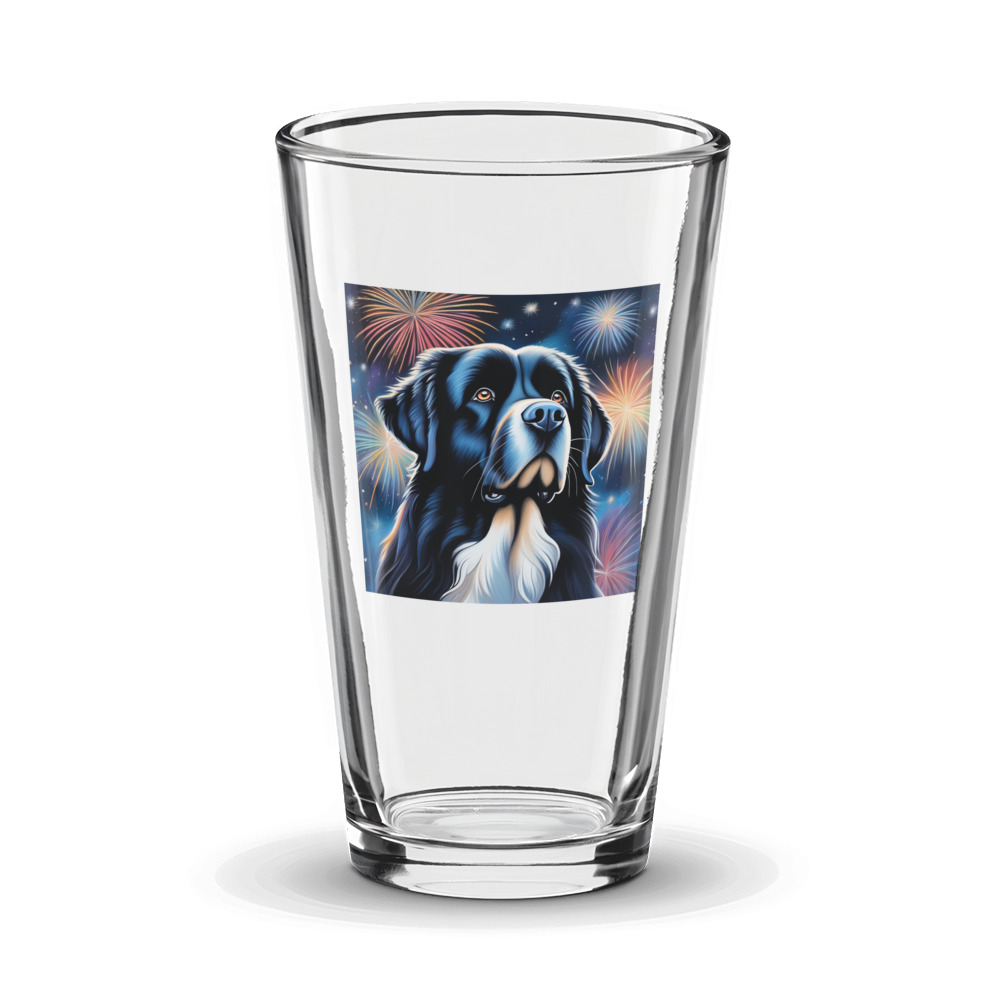PugMug Custom Newfoundland Glass Tumbler