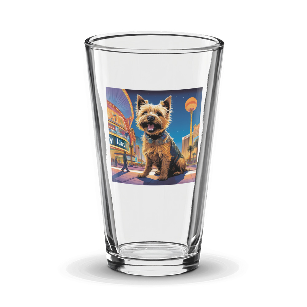 PugMug Custom Cairn Terrier Glass Tumbler