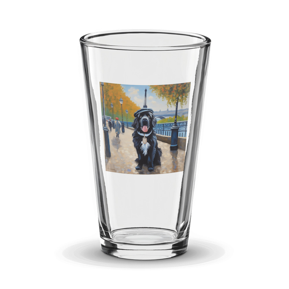 PugMug Custom Newfoundland Glass Tumbler