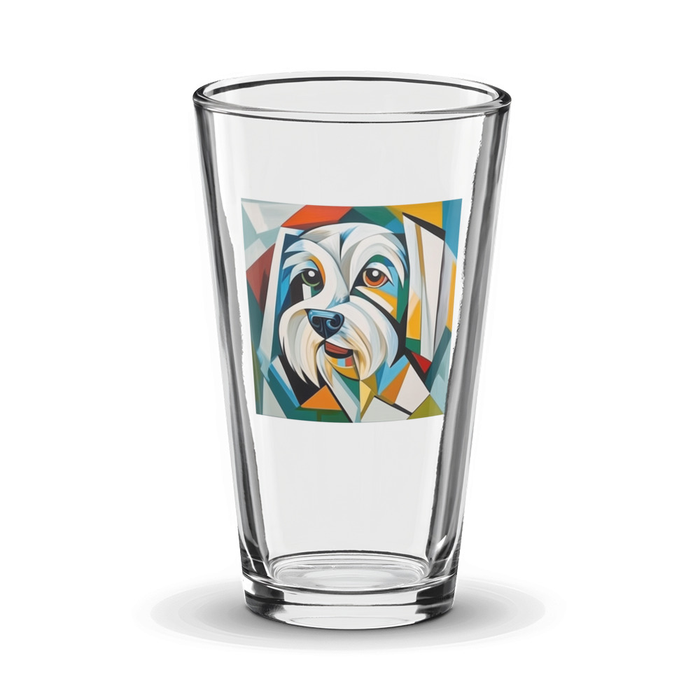 PugMug Custom Maltese Dog Glass Tumbler