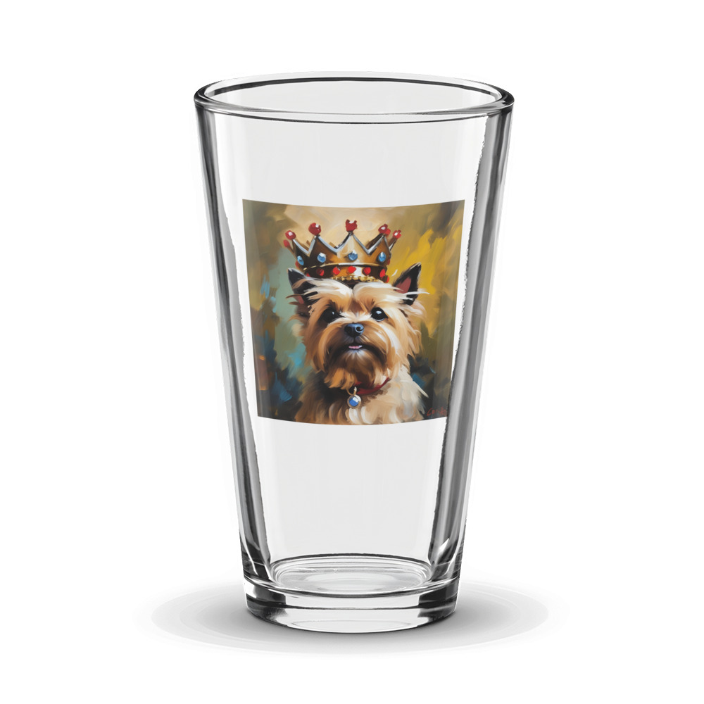 PugMug Custom Cairn Terrier Glass Tumbler