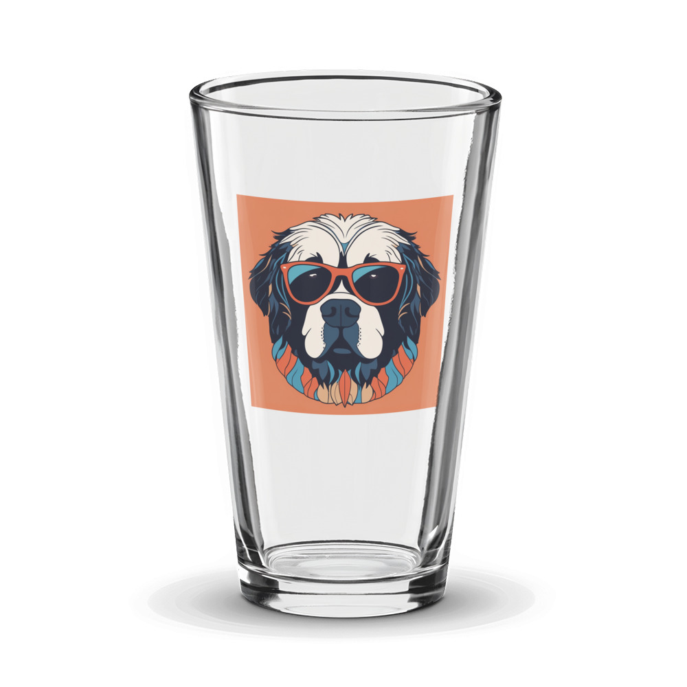 PugMug Custom Newfoundland Glass Tumbler