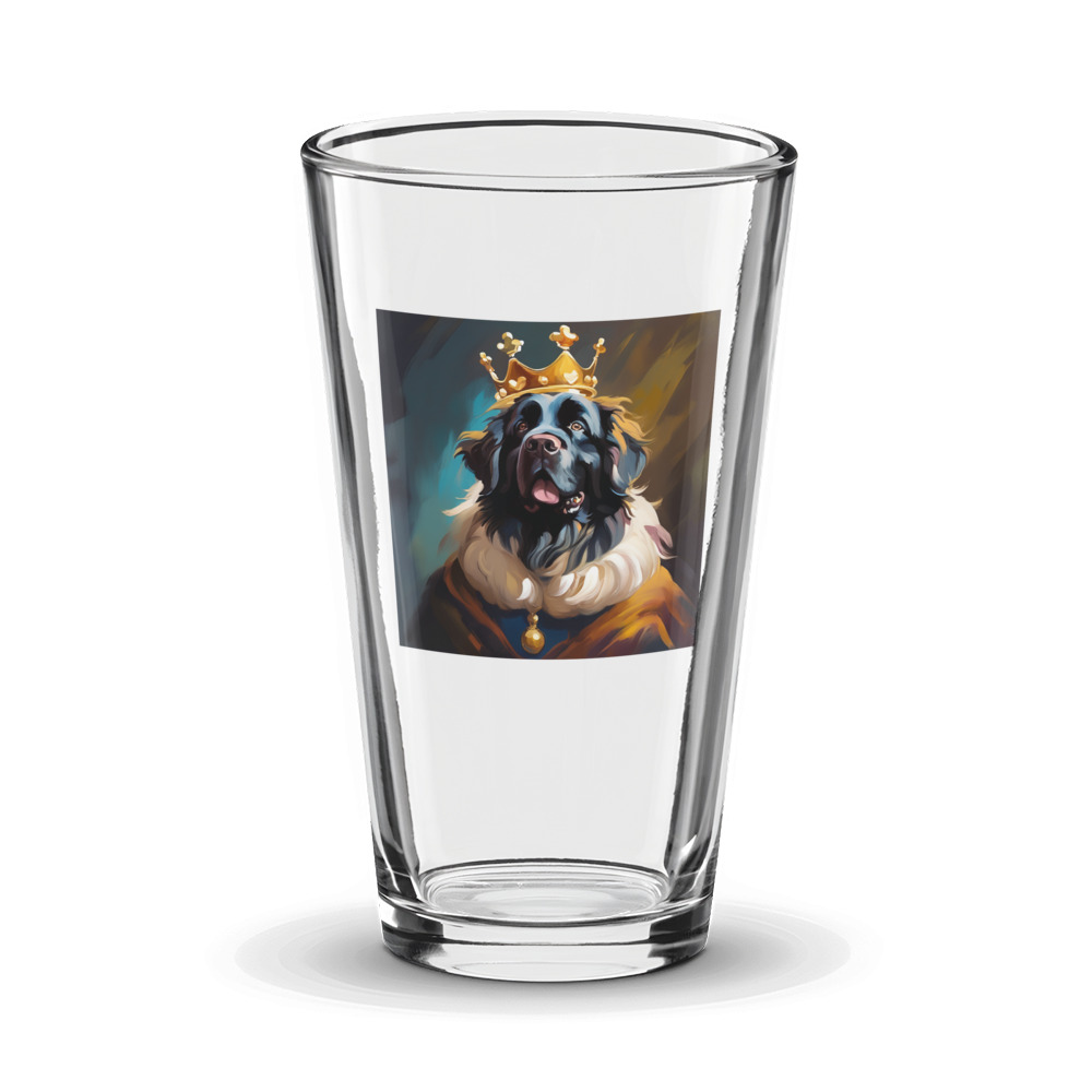 PugMug Custom Newfoundland Glass Tumbler