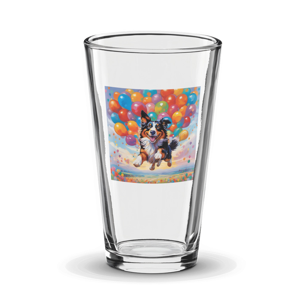 PugMug Custom Miniature American Shepherd Glass Tumbler