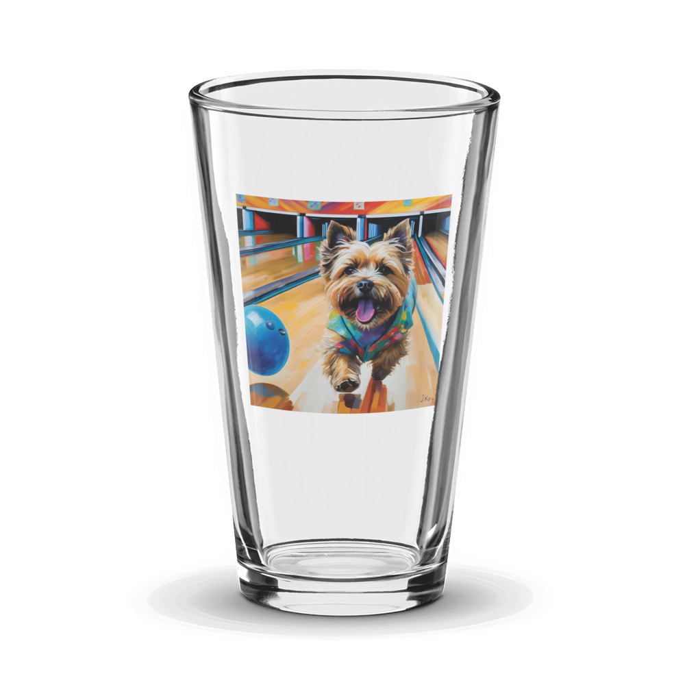 PugMug Custom Cairn Terrier Glass Tumbler