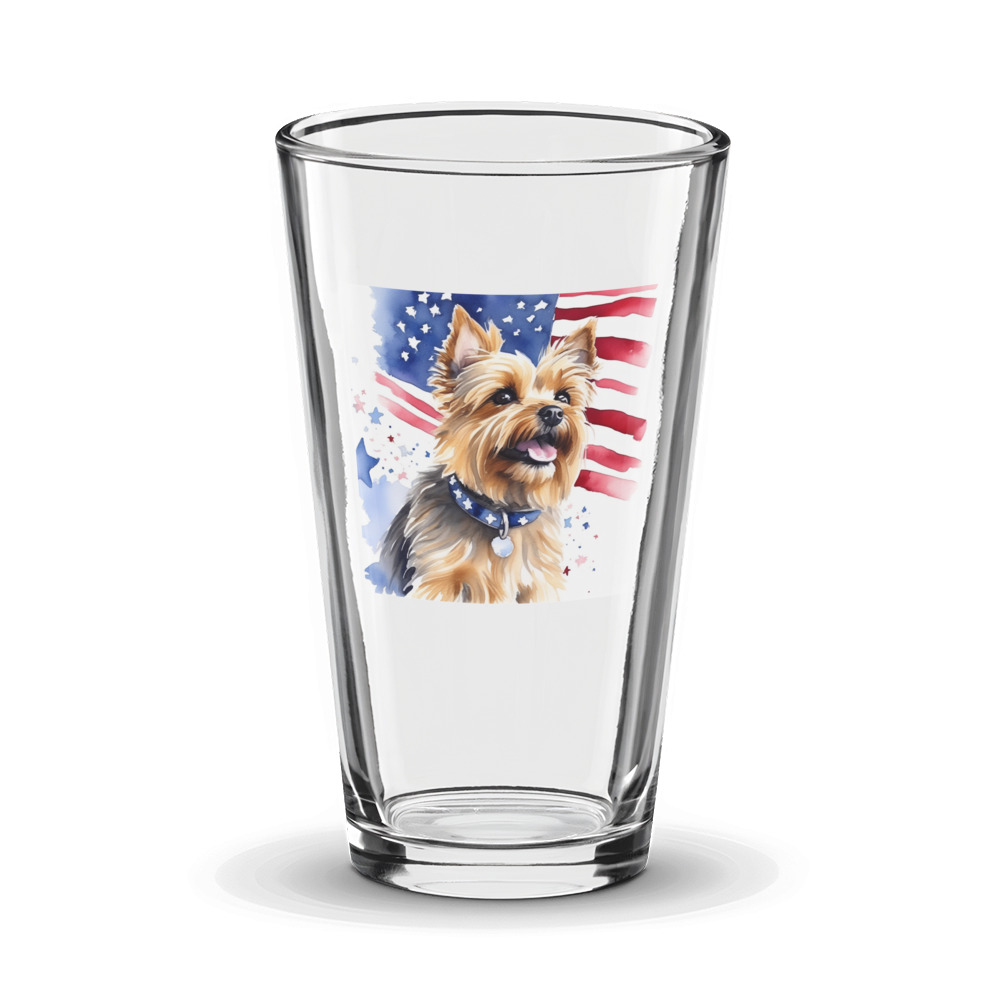 PugMug Custom Cairn Terrier Glass Tumbler