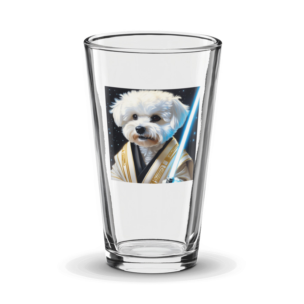 PugMug Custom Bichons Frise Glass Tumbler
