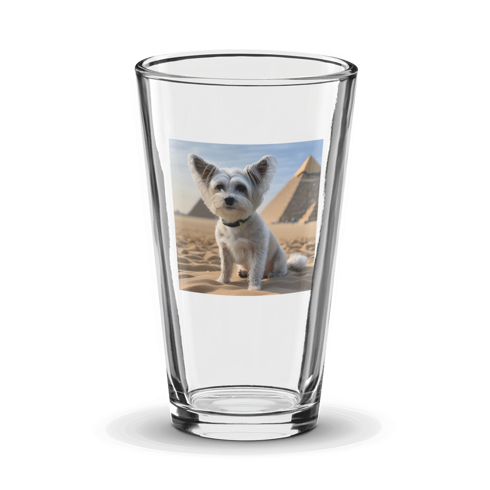 PugMug Custom Leo Glass Tumbler