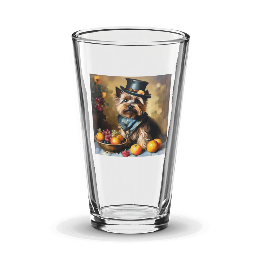 PugMug Custom Cairn Terrier Glass Tumbler