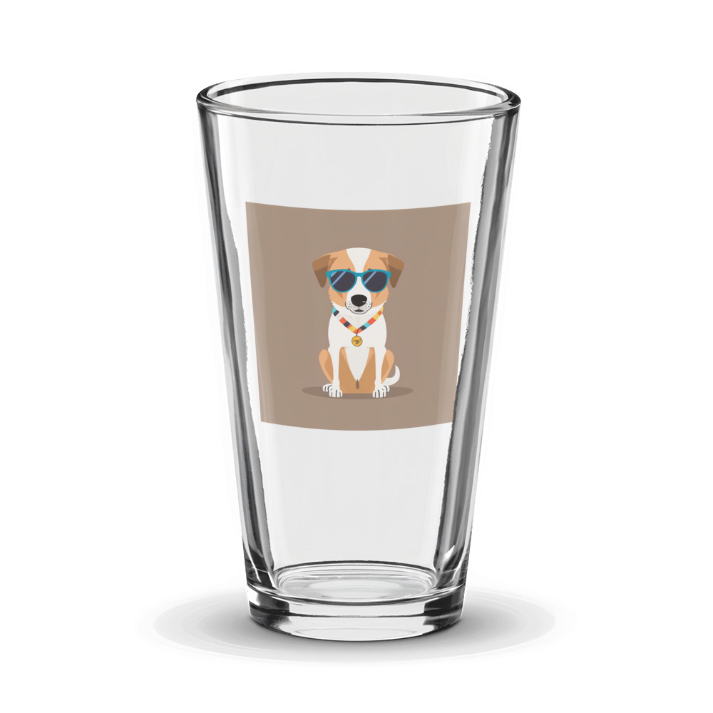 PugMug Custom Hazim Glass Tumbler