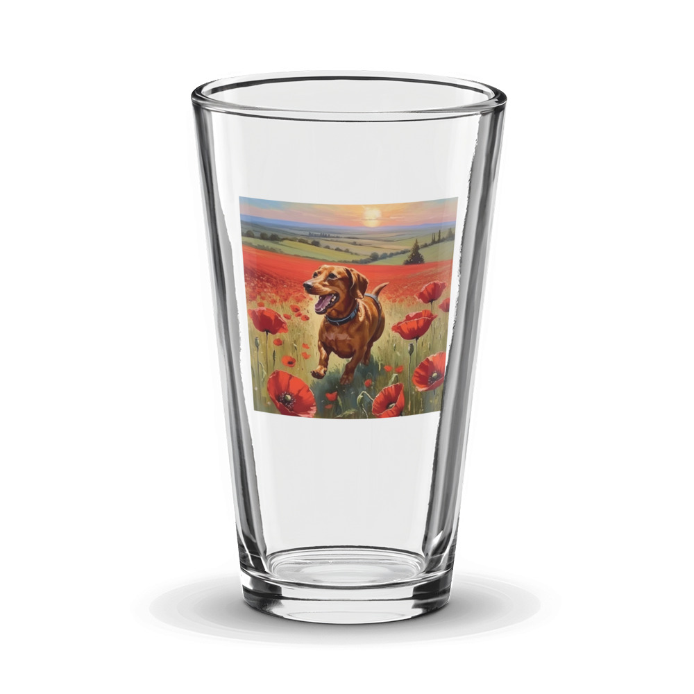 PugMug Custom Rex Glass Tumbler