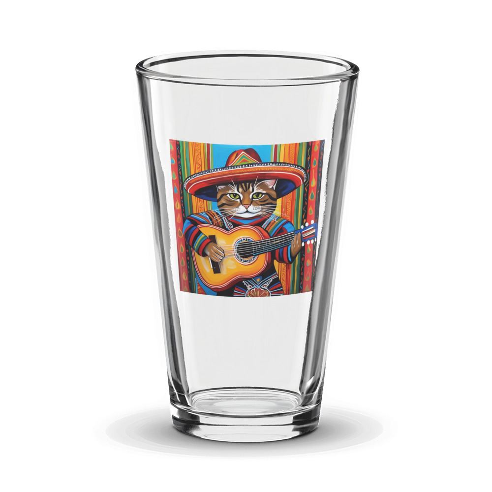 PugMug Custom Tabby Companion Cat Glass Tumbler
