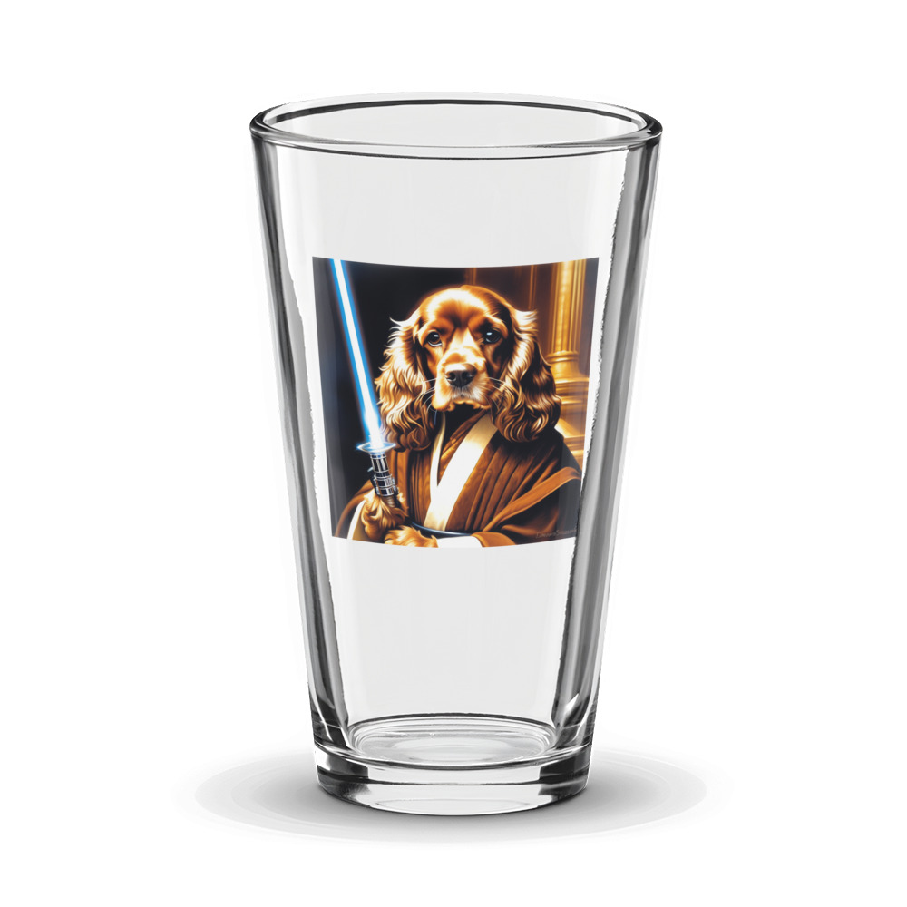 PugMug Custom English Cocker Spaniel Glass Tumbler