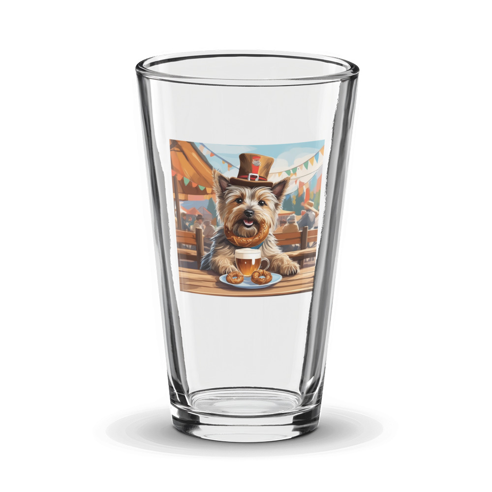 PugMug Custom Cairn Terrier Glass Tumbler