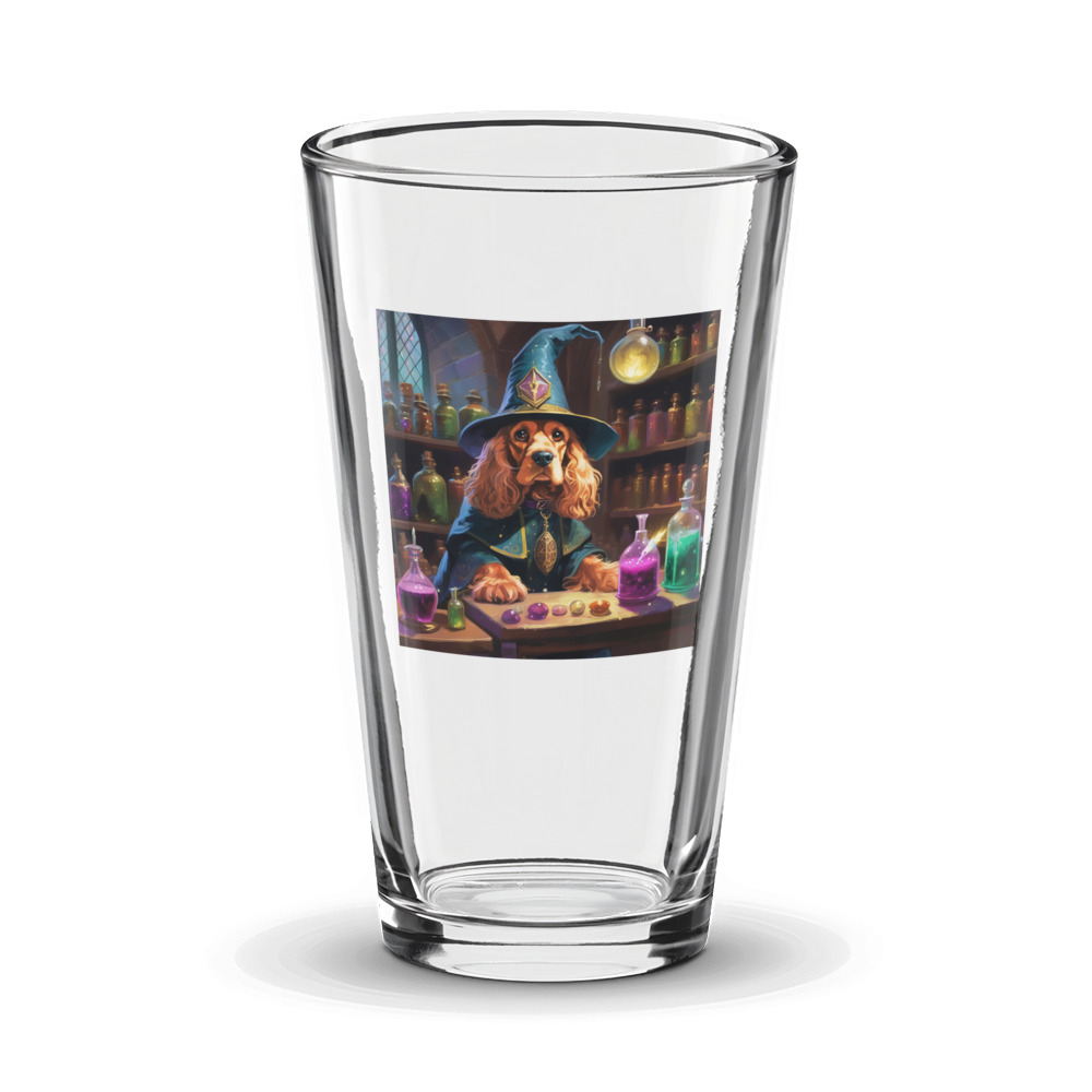 PugMug Custom Cocker Spaniel Glass Tumbler