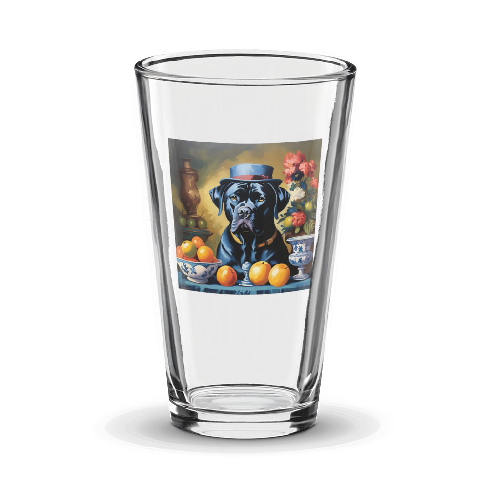 PugMug Custom Cane Corso Glass Tumbler