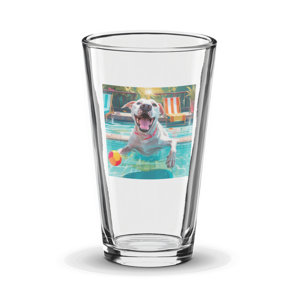 PugMug Custom Melody Glass Tumbler