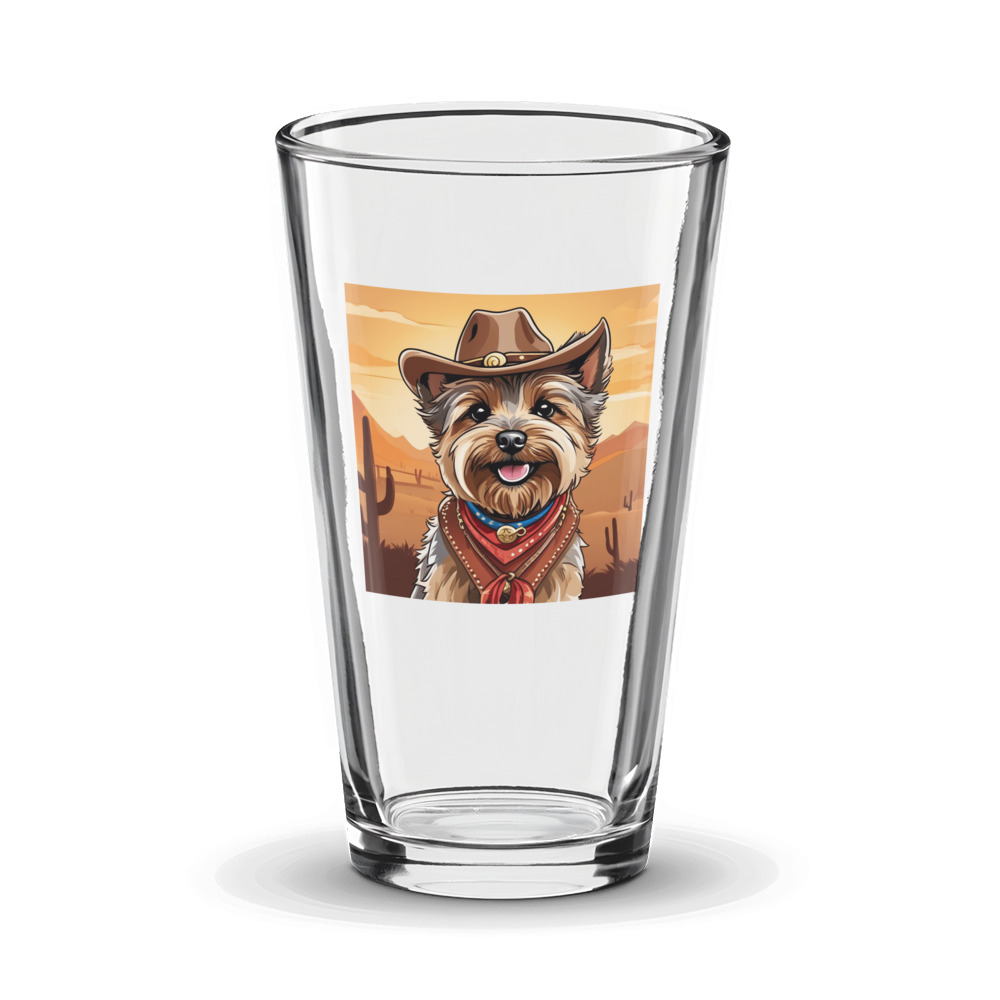 PugMug Custom Cairn Terrier Glass Tumbler