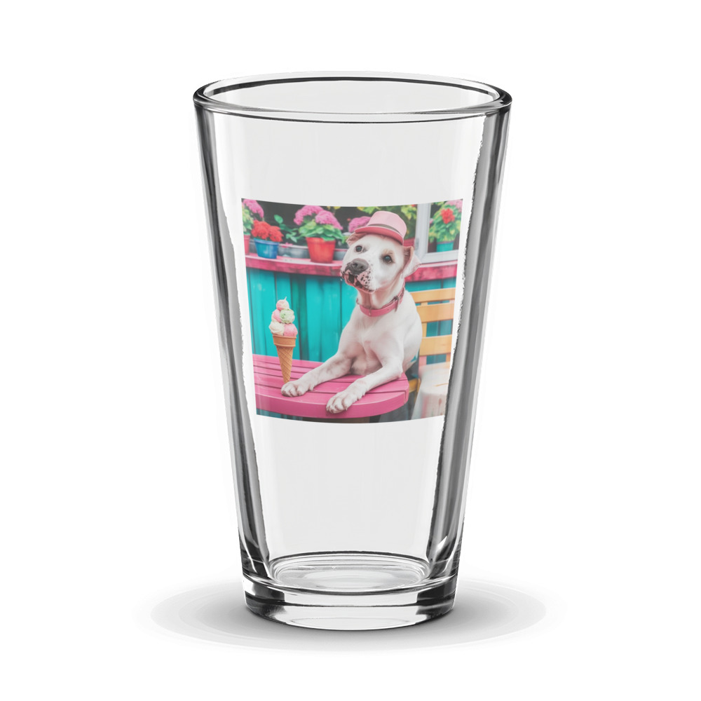 PugMug Custom Melody Glass Tumbler