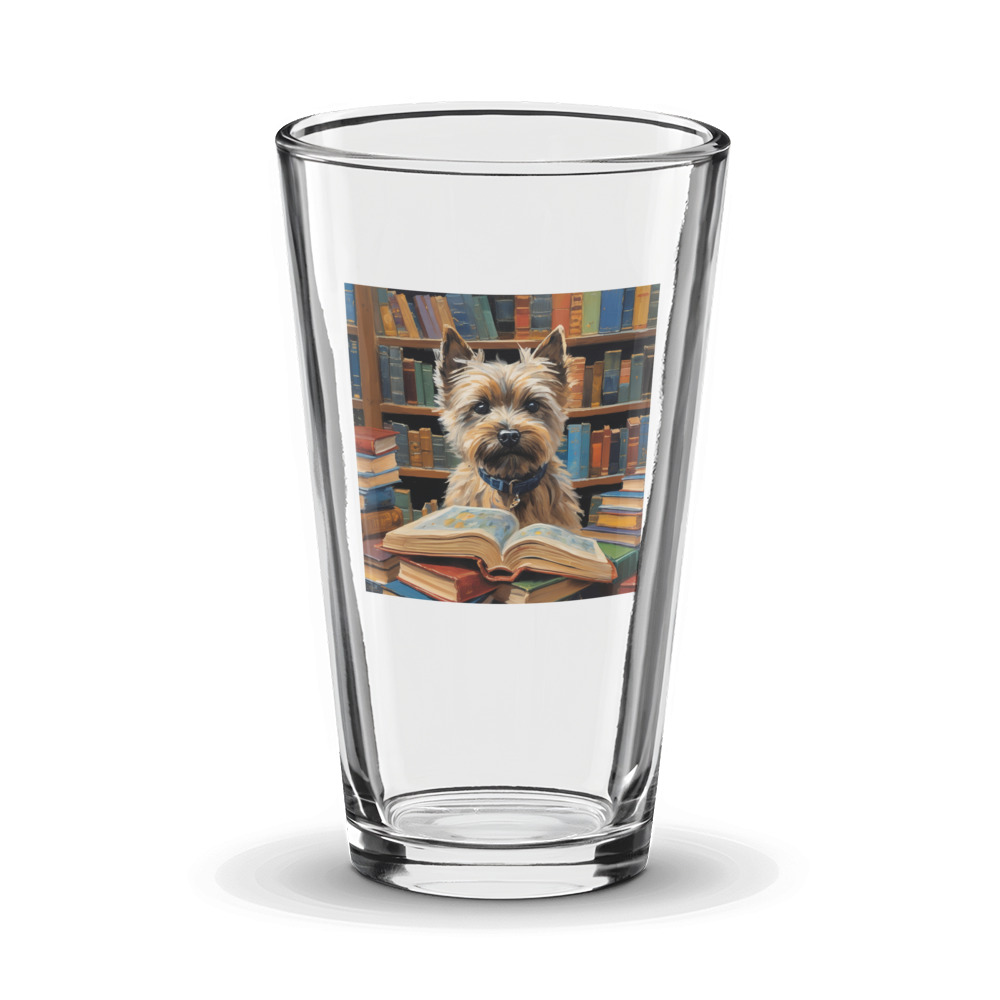 PugMug Custom Cairn Terrier Glass Tumbler